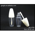 Transparent&Empty Special Shape Lip Gloss Tube AG-ET02, AGPM Cosmetic Packaging , Custom Colors/Logo